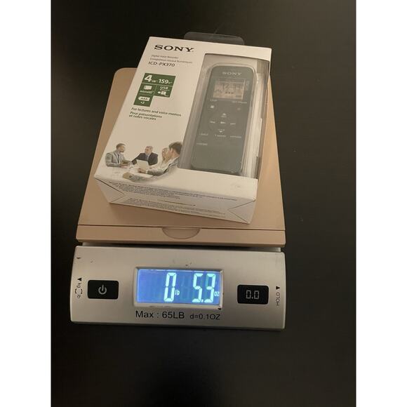 Sony ICD-PX370 Mono Digital Voice Recorder Built-In USB 59 hours Voice Recorder - Picture 6 of 6
